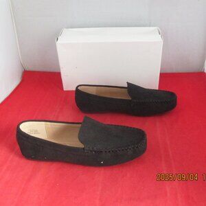 Journee Collection Halsey Perforated Loafers $70 - US Size 8 1/2 W - Black 1331